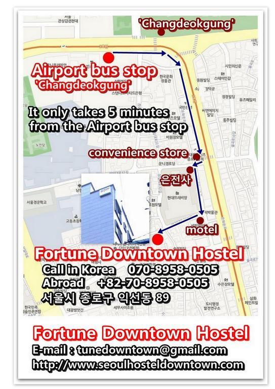 Fortune Hostel Jongno Seoel Buitenkant foto